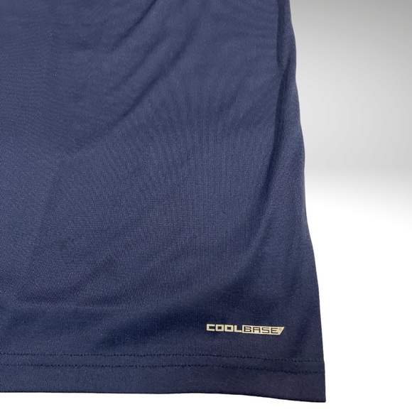 Majestic Coolbase Seattle Mariners Baseball Pullover Snap Neck Large Navy Jersey - Picture 5 of 16